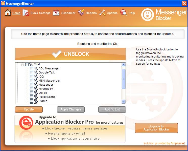 Messenger Blocker Screenshot