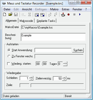 Mouse and Key Recorder Screenshot