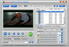 Movkit DVD to Zune Ripper Screenshot