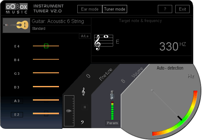 OOBOX iTuner (Guitar Tuner) Screenshot