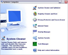Optimize Computer Screenshot