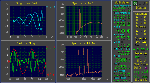 OscilloMeter - Spectrum Analyzer Screenshot