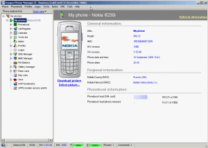 Oxygen Phone Manager II Screenshot