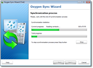OxySync Screenshot