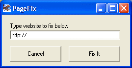 PageFix DNS error fix Screenshot