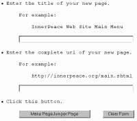 PageJumper - Web Page Redirector Utility Screenshot