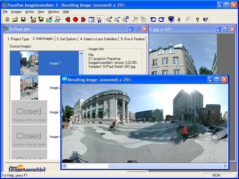 PanaVue ImageAssembler Screenshot