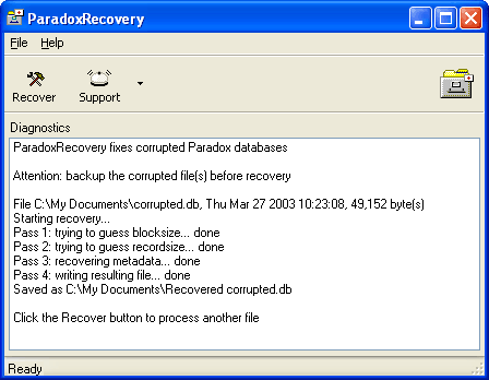 ParadoxRecovery Screenshot