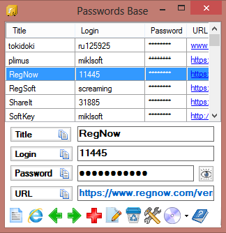 Passwords Base Screenshot