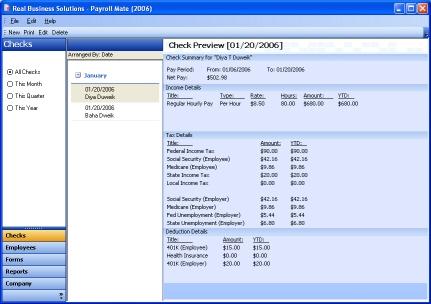 Payroll Mate-Payroll Software Screenshot