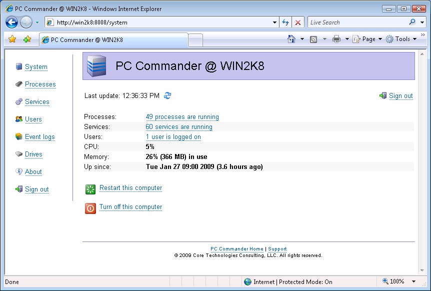 PC Commander Screenshot