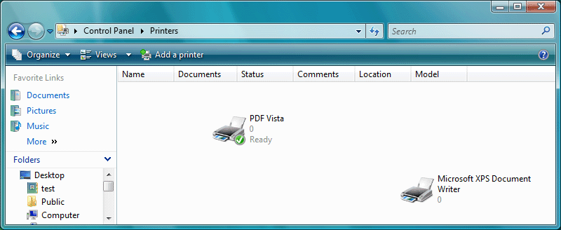 PDF Vista Screenshot