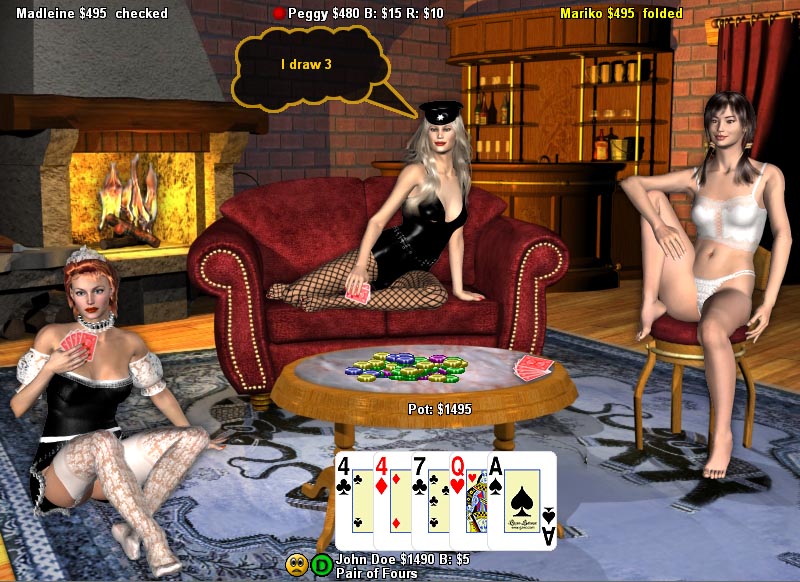 Pinup Strip Poker Screenshot