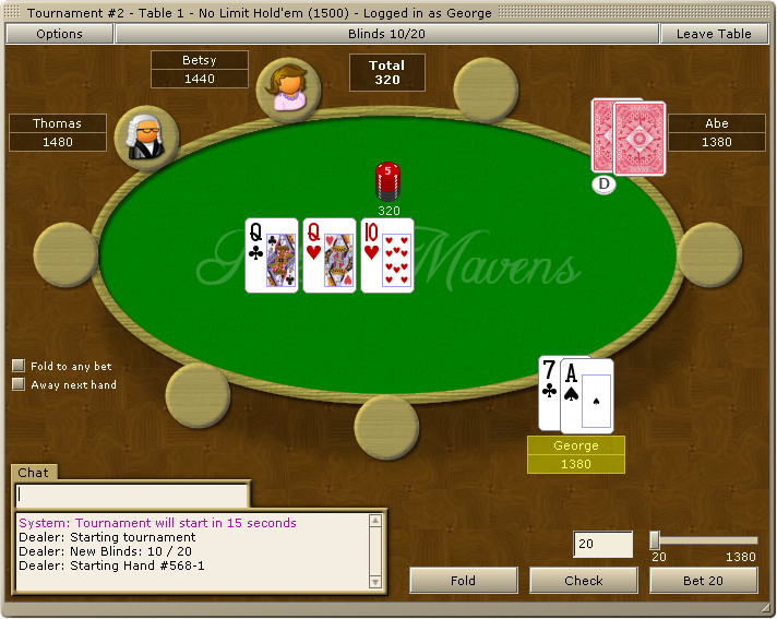 Poker Mavens Screenshot