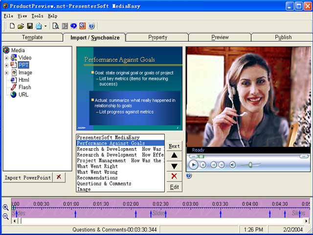 PresenterSoft MediaEasy Screenshot