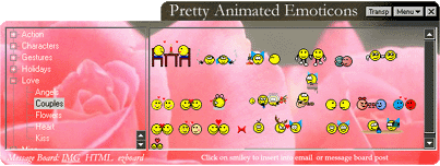 Pretty Animated Emoticons Screenshot