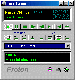 Proton CD Player Screenshot