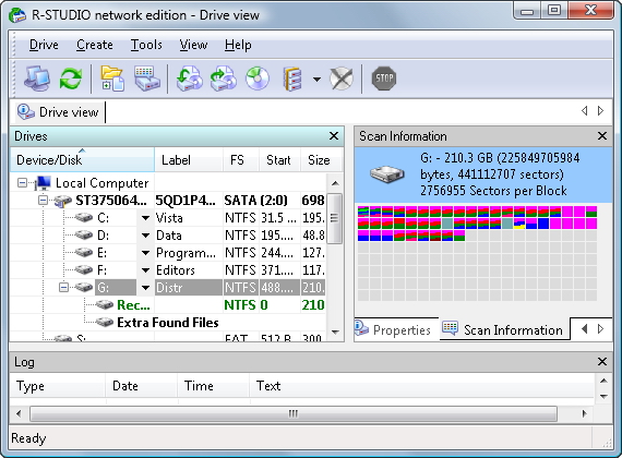 R-Studio Data Recovery Software Screenshot