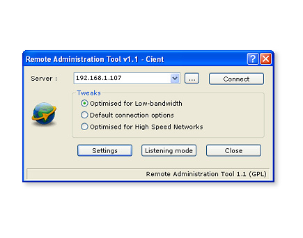 Remote Administration Tool Screenshot