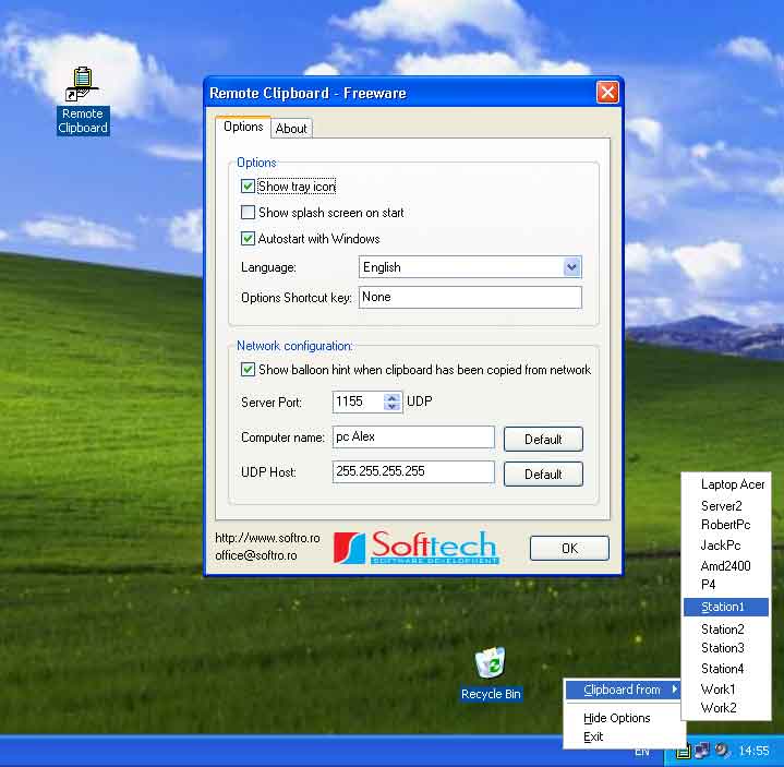 Remote Clipboard Screenshot