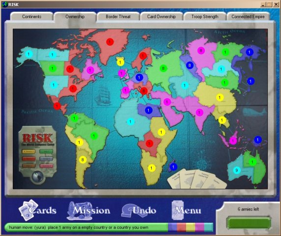 Risk - Classic Risk Board Game Clone Screenshot