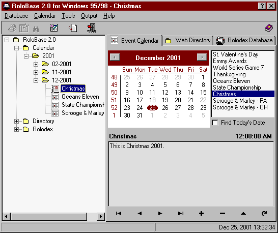 RoloBase 2000 Screenshot