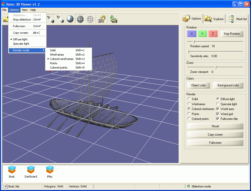Rotor 3D Viewer Screenshot