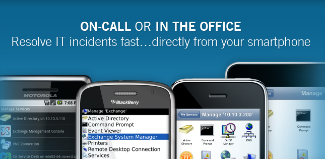 Rove Mobile Admin Screenshot