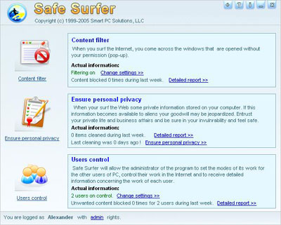 Safe Surfer Screenshot