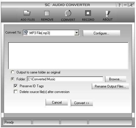 SC Free Audio Converter Screenshot