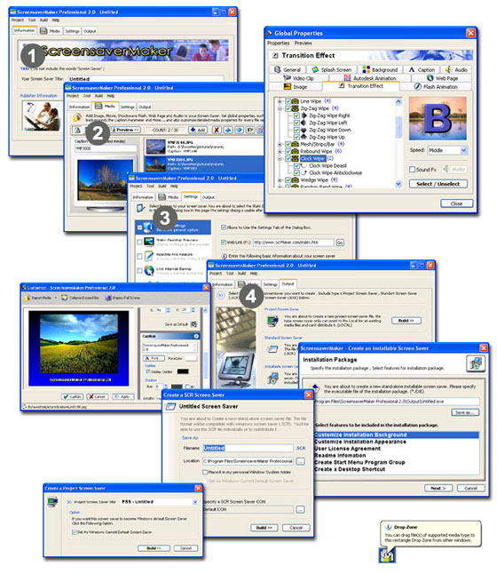 ScreenXP-Screensaver Maker Screenshot