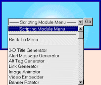 Scripting Modules Screenshot