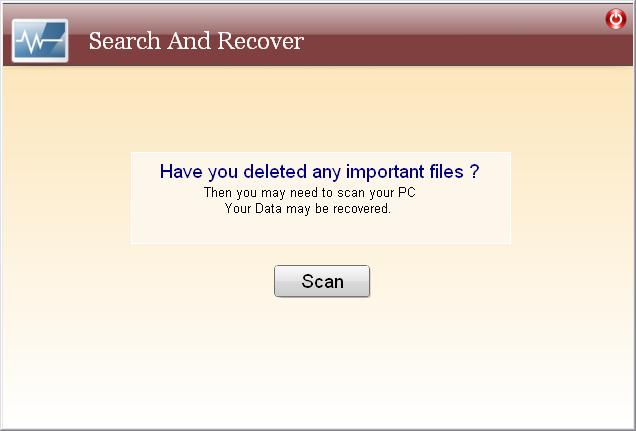 Search And Recover Screenshot