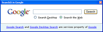 SearchIt in Google Screenshot
