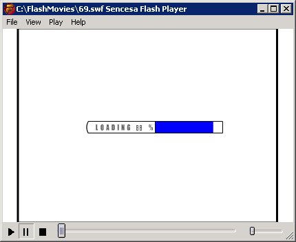 Sencesa Flash Player Screenshot
