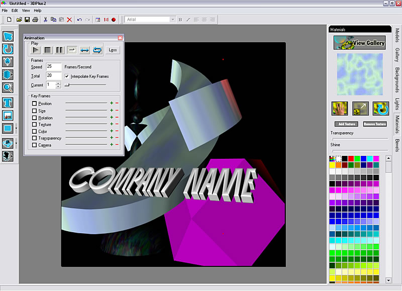 Serif 3DPlus Screenshot