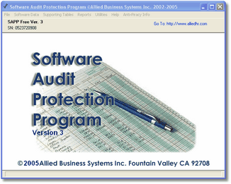 Software Audit Protection Program Screenshot