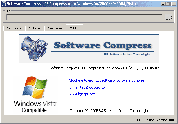 Software Compress Screenshot
