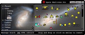 Space Emoticons Pro Screenshot