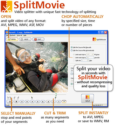 SplitMovie Screenshot