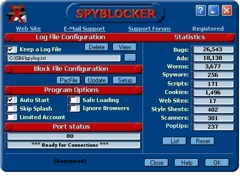SpyBlocker Screenshot