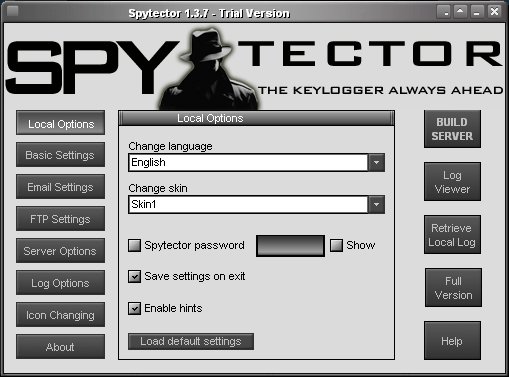 Spytector Screenshot