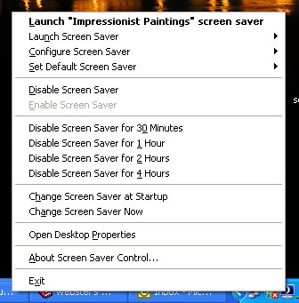 Stardust Screen Saver Control 2003 Screenshot