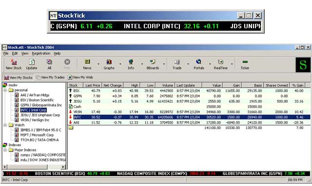 StockTick - Stock Ticker Screenshot