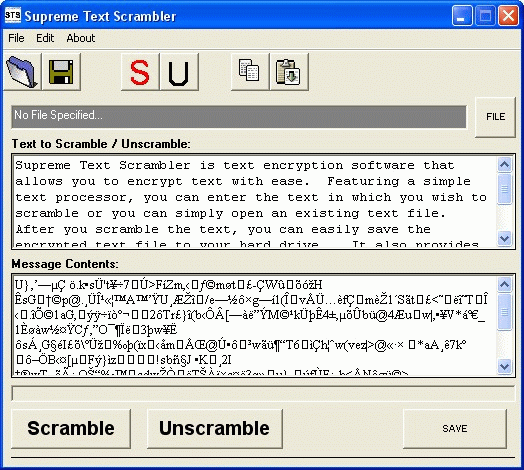 Supreme Text Scrambler Screenshot