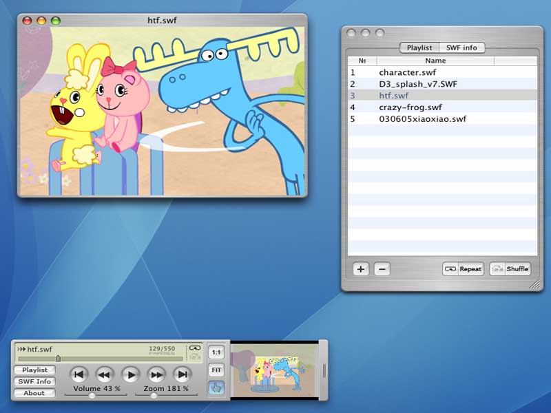 SWF Movie Player for Mac Screenshot