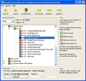 Synchronize Folders Screenshot