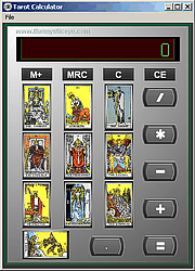 The Mystic Eye Tarot Calculator Screenshot
