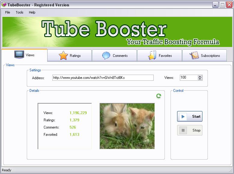 TubeBooster Screenshot