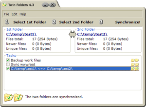 Twin Folders Screenshot
